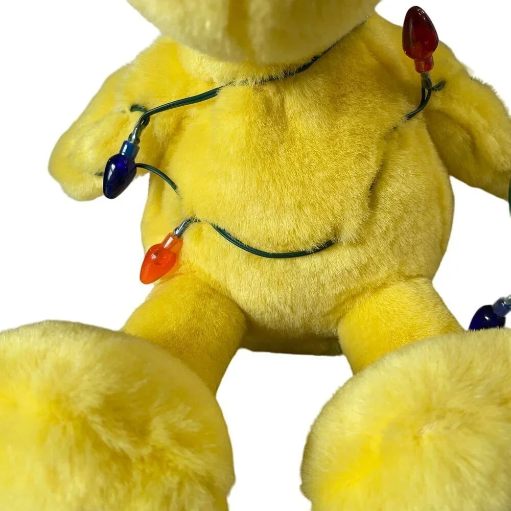 Peanuts Woodstock Plush With‎ Christmas Lights & Beanie Animated 